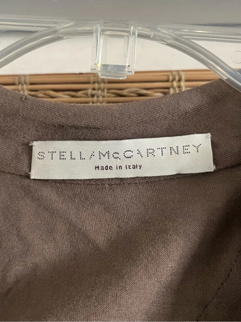 Stella McCartney Fall 2004 brown asymmetrical ruffle long sleeve dress - Picture 4 of 6